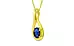 Panchdhatu Thailand Blue Sapphire Pendant Rare Quality (P9)