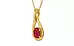 Gold Ruby Pendant Limited Quality (P9)