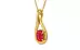 Gold Ruby Pendant Prime Quality (P9)