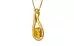 Gold Thailand Yellow Sapphire Pendant Fine Quality (P9)