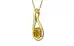 Ashtadhatu Thailand Yellow Sapphire Pendant Prime Quality (P9)