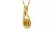 Gold Thailand Yellow Sapphire Pendant Prime Quality (P9)