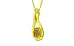 Panchdhatu Thailand Yellow Sapphire Pendant Prime Quality (P9)