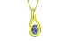 Panchdhatu Ceylon Blue Sapphire Pendant Prime Quality (P9)