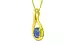 Panchdhatu Ceylon Blue Sapphire Pendant Prime Quality (P9)