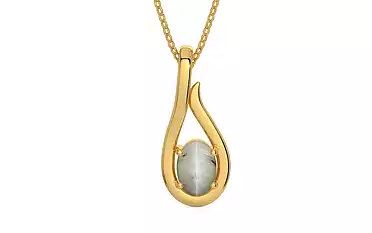 Gold Cat's Eye Pendant Prime Quality (P9)