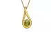 Gold Cat's Eye Pendant Rare Quality (P9)
