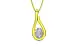 Panchdhatu Ceylon White Sapphire Pendant Fine Quality (P9)