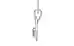 Sterling Silver Ceylon White Sapphire Pendant Rare Quality (P9)
