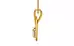 Gold Ceylon Yellow Sapphire Pendant Fine Quality (P9)