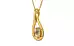 Gold Ceylon Yellow Sapphire Pendant Fine Quality (P9)