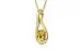 Ashtadhatu Ceylon Yellow Sapphire Pendant Rare Quality (P9)