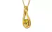 Gold Ceylon Yellow Sapphire Pendant Rare Quality (P9)