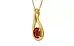 Gold Hessonite Garnet Pendant Prime Quality (P9)