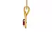 Gold Hessonite Garnet Pendant Rare Quality (P9)