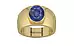 Ashtadhatu Thailand Blue Sapphire Ring Fine Quality (R1)