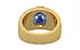 Gold Thailand Blue Sapphire Ring Fine Quality (R1)
