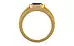 Gold Thailand Blue Sapphire Ring Fine Quality (R1)