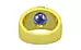 Panchdhatu Thailand Blue Sapphire Ring Fine Quality (R1)