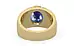 Ashtadhatu Thailand Blue Sapphire Ring Prime Quality (R1)