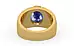 Gold Thailand Blue Sapphire Ring Prime Quality (R1)
