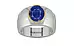 Goldcap Thailand Blue Sapphire Ring Prime Quality (R1)