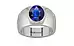 Sterling Silver Thailand Blue Sapphire Ring Rare Quality (R1)