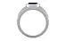 Sterling Silver Thailand Blue Sapphire Ring Rare Quality (R1)