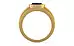 Gold Thailand Blue Sapphire Ring Rare Quality (R1)