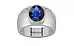 Goldcap Thailand Blue Sapphire Ring Rare Quality (R1)
