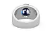 Goldcap Thailand Blue Sapphire Ring Rare Quality (R1)