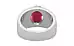 Sterling Silver Ruby Ring Prime Quality (R1)