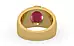 Gold Ruby Ring Prime Quality (R1)