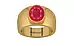 Gold Ruby Ring Prime Quality (R1)