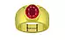 Panchdhatu Ruby Ring Rare Quality (R1)