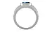 Sterling Silver Ceylon Blue Sapphire Ring Limited Quality (R1)