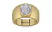 Ashtadhatu Ceylon White Sapphire Ring Fine Quality (R1)