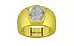 Panchdhatu Ceylon White Sapphire Ring Prime Quality (R1)