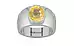 Sterling Silver Ceylon Yellow Sapphire Ring Prime Quality (R1)