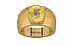 Gold Ceylon Yellow Sapphire Ring Prime Prime Quality (R1)