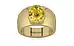 Ashtadhatu Ceylon Yellow Sapphire Ring Rare Quality (R1)