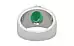 Sterling Silver Emerald Ring Limited Quality (R1)