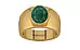 Gold Emerald Ring Prime Quality (R1)