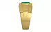 Gold Emerald Ring Rare Quality (R1)