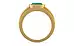 Gold Emerald Ring Rare Quality (R1)