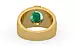 Gold Emerald Ring Rare Quality (R1)