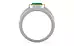 Goldcap Emerald Ring Rare Quality (R1)