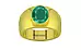 Panchdhatu Emerald Ring Rare Quality (R1)
