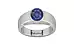 Sterling Silver Thailand Blue Sapphire Ring Fine Quality (R10)