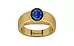 Gold Thailand Blue Sapphire Ring Limited Quality (R10)